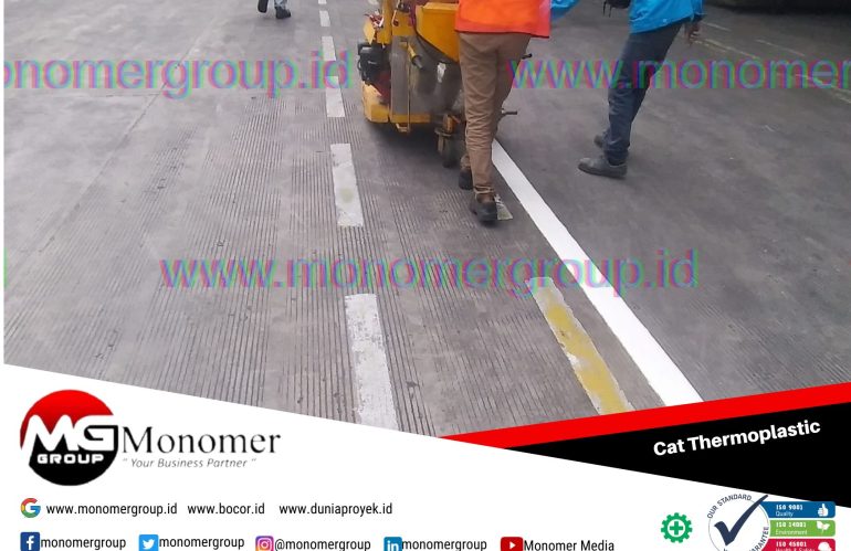 Jasa Cat Termoplastik Jalan di Pabrik Danone Cianjur