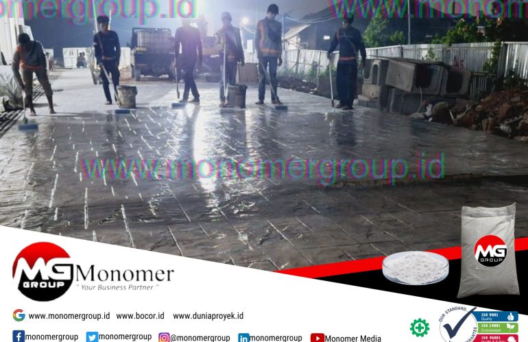 Harga Stamped Concrete di Rusun Kedaung Baru Tangerang