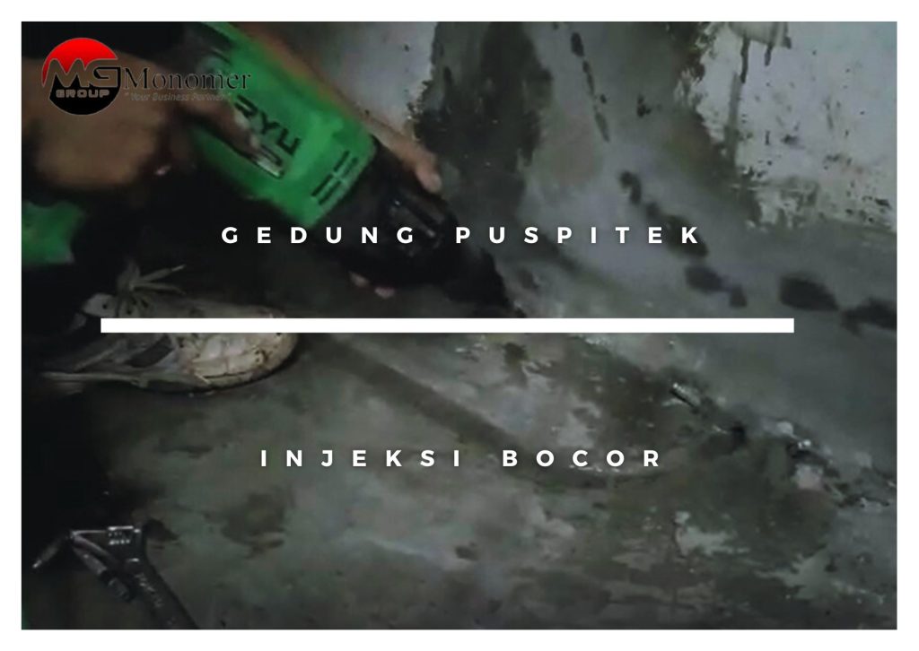 Gedung puspitek Injeksi Bocor