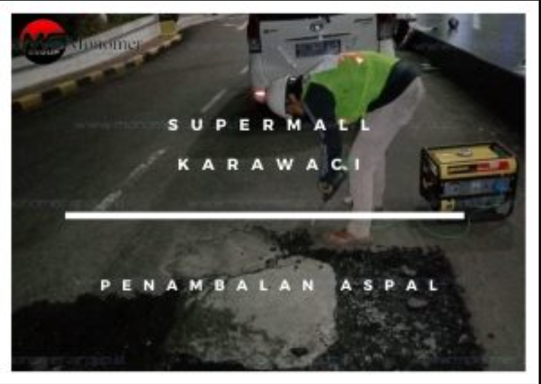 Supermall Karawaci Pekerjaan: Penambalan Aspal​