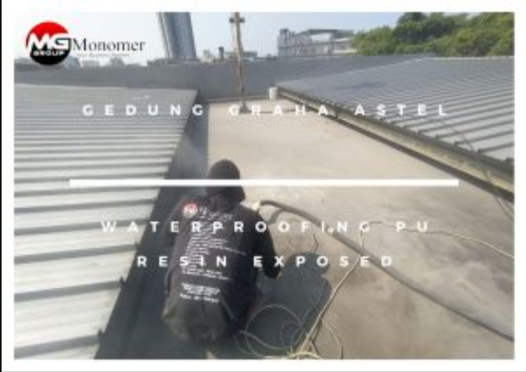 Gedung Graha Astel Waterproofing PU Resin Exposed (Anti Slip)