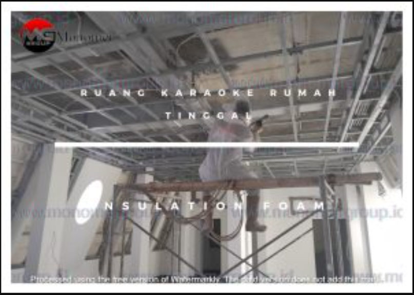 Ruang Karaoke Rumah Sigit Insulation Foam