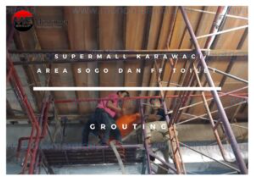 Area Sogo dan FF Toilet Supermall Karawaci Grouting