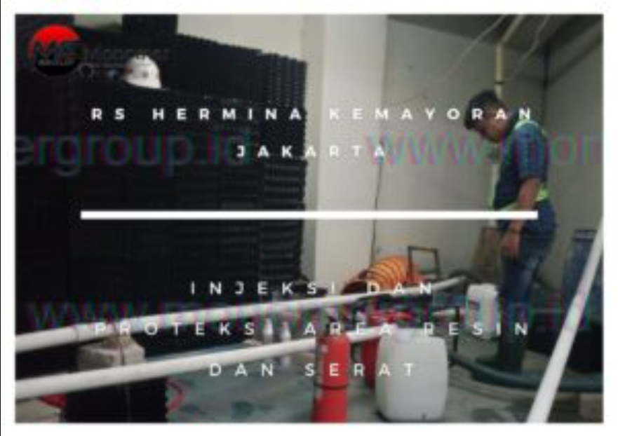 RS Hermina Kemayoran Jakarta Injeksi dan Proteksi Area Resin dan Serat