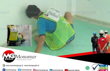 Cat Epoxy lantai di Kutawaringin Industrial Park