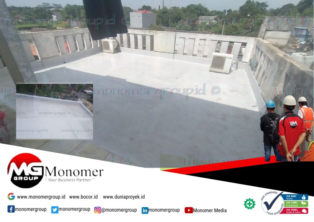 Fiberglass Waterproofing dak Rumah tinggal Setu
