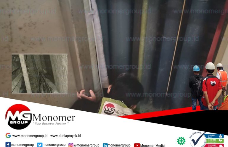 Fire Stop Mortar di Gedung Plaza Mutiara