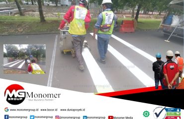 Jasa Cat Marka Jalan Garis Kejut di Mabes TNI-AL