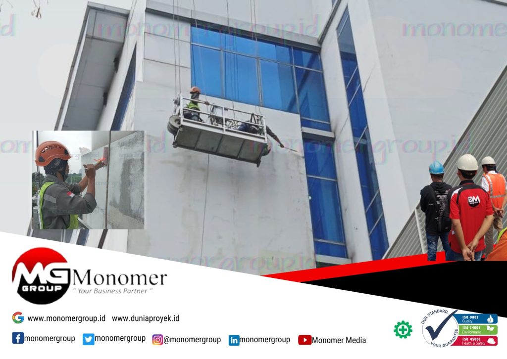 Perbaikan Gedung Retak & Pengupasan Kulit Luar Gedung LintasArtha