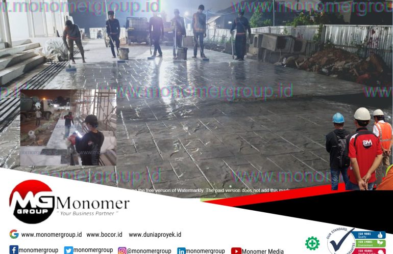 harga stamped concrete