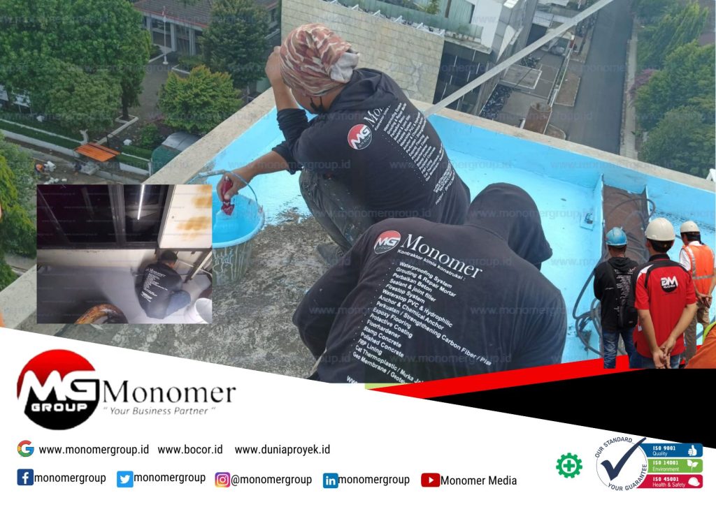 Waterproofing PU Resin Anti Slip di Gedung Graha Sisindokom