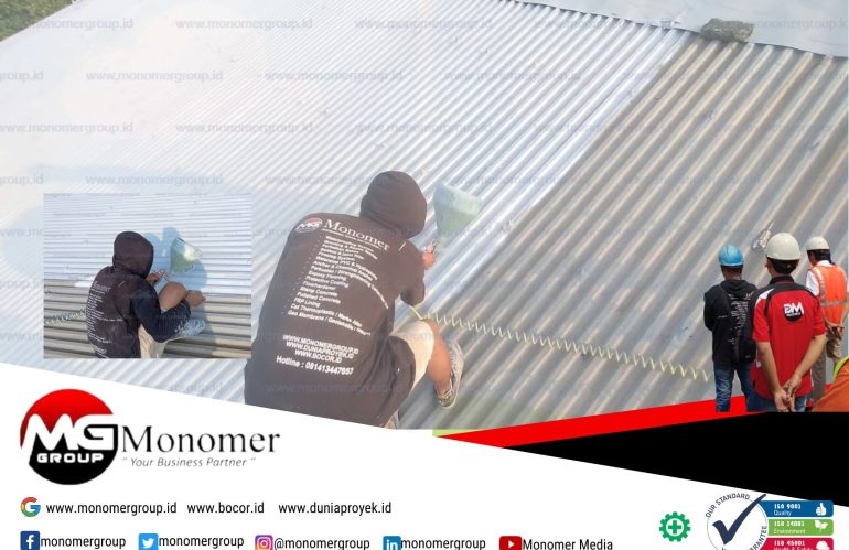 Pengecatan Atap Spandek Gedung Graha Sisindokom