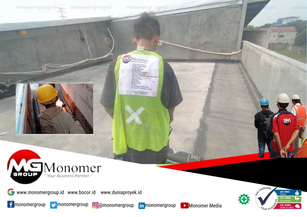 Waterproofing Membran Bakar di Showroom Suzuki