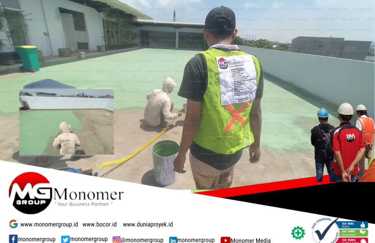 Epoxy Anti Slip untuk Area Terbuka Graha PT. Ridho Agung Mitra