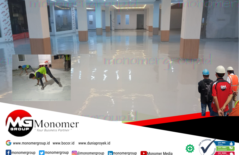Self Leveling Epoxy untuk Lobby Graha PT. Ridho Agung