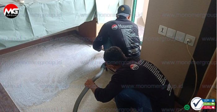 Jasa leveling lantai apartemen