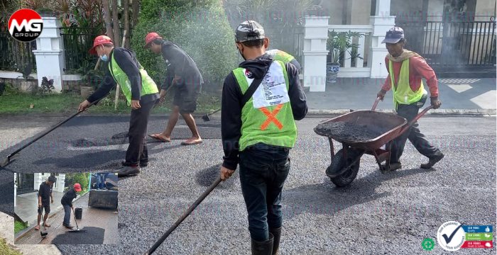 Jasa Pengaspalan Hotmix Jalan Raya