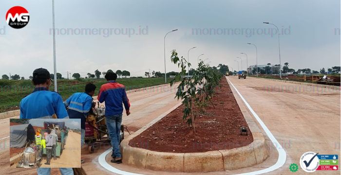 Jasa Pengecatan Marka Jalan Raya