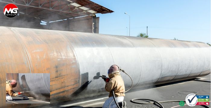 Pemasangan Sandblasting Profesional