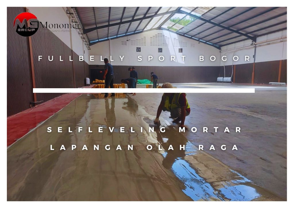 Selfleveling Mortar Lapangan Olah Raga FullBelly Sport Bogor