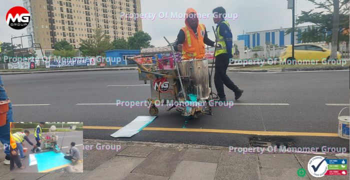 Kontraktor Marka Jalan Thermoplastic Profesional