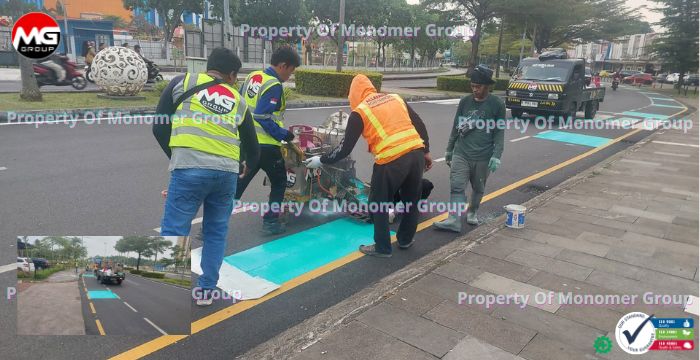 Marka Jalan Thermoplastic Profesional & Berpengalaman