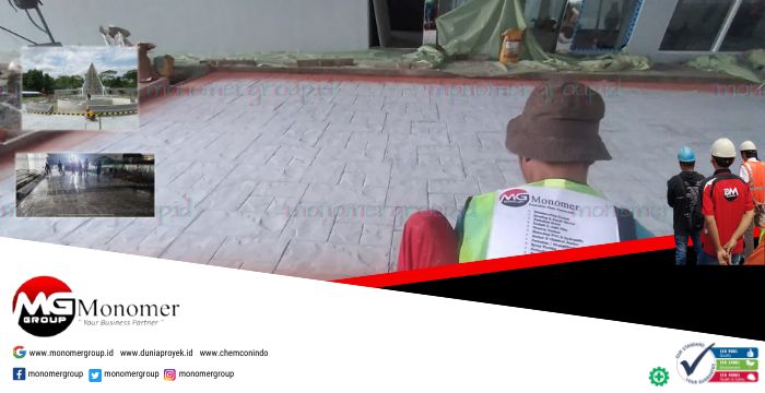 Harga Jasa Stamped Concrete Motif Premium
