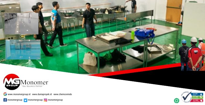 Jasa Epoxy Dapur MBG Profesional Lantai Anti Slip & Higienis